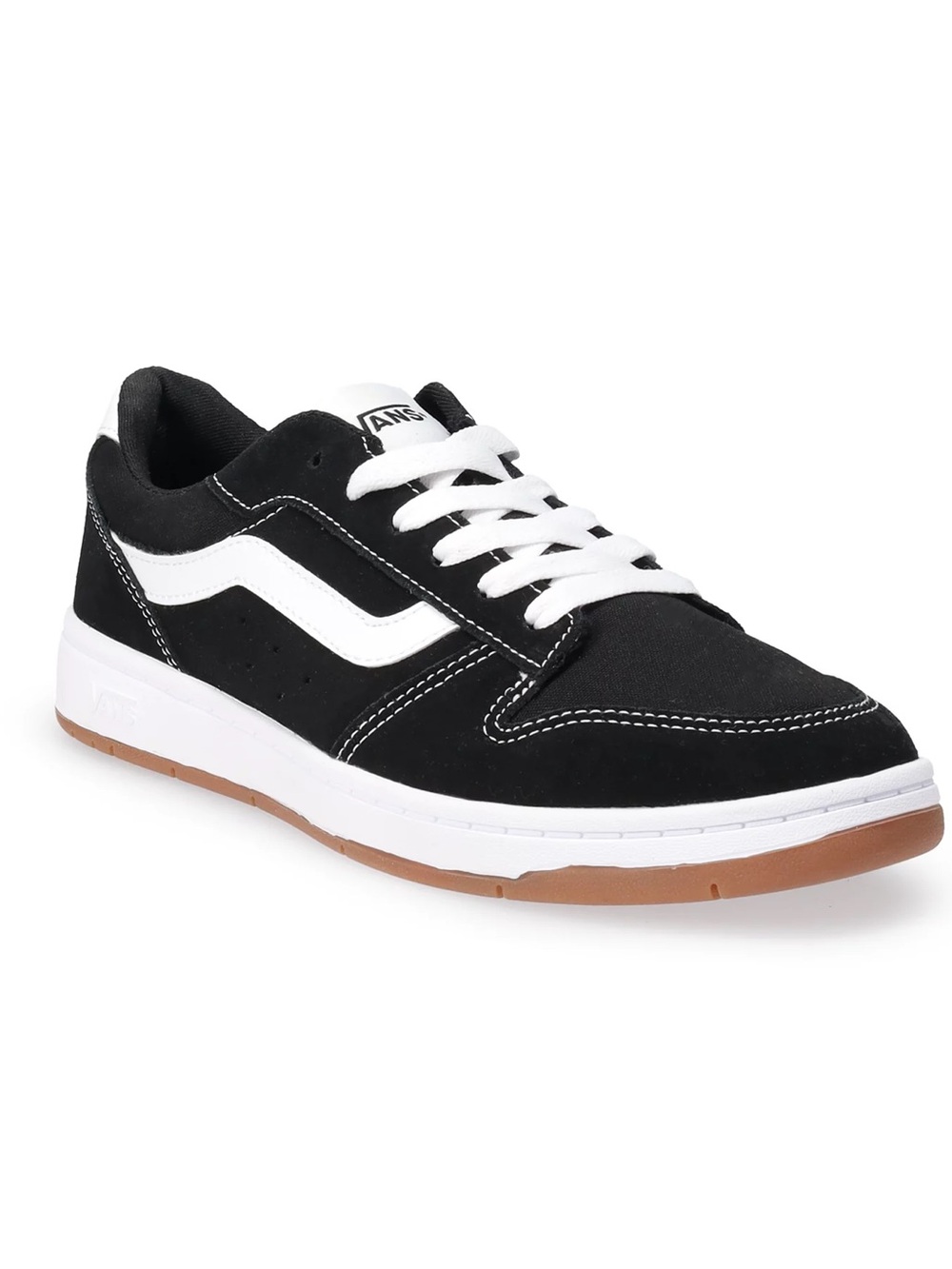 Vans Black and White Low-Top Skate Sneaker